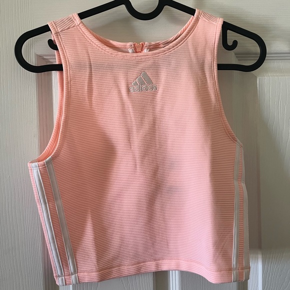 Adidas Women’s Zippable Ribbed Tank Top - Picture 1 of 7